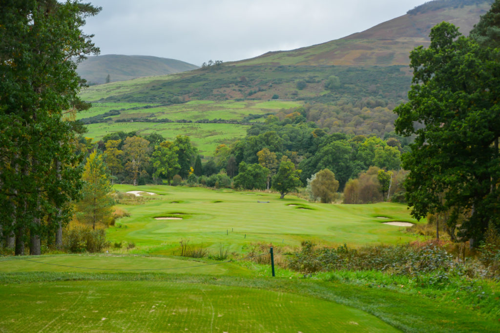 The 13th at Loch Lomond Golf Club.