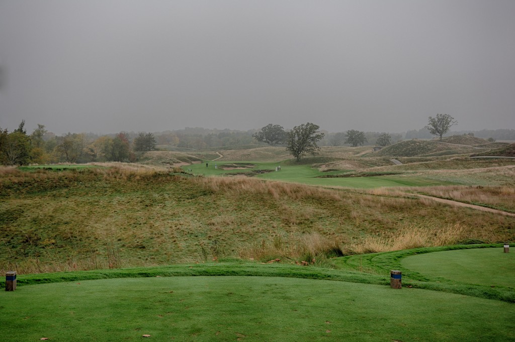 Erin Hills Golf Course Hole from the tee box