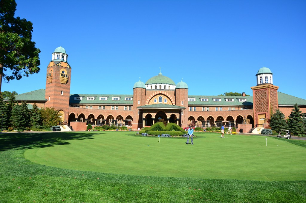 The Clubhouse at Medinah is one of the largest and most spectacular in the country.