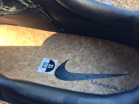 Cool cork insoles on the Lunar Waverly