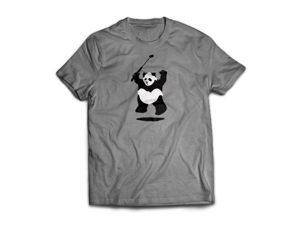 Press Golf Shirt with Panda Phil