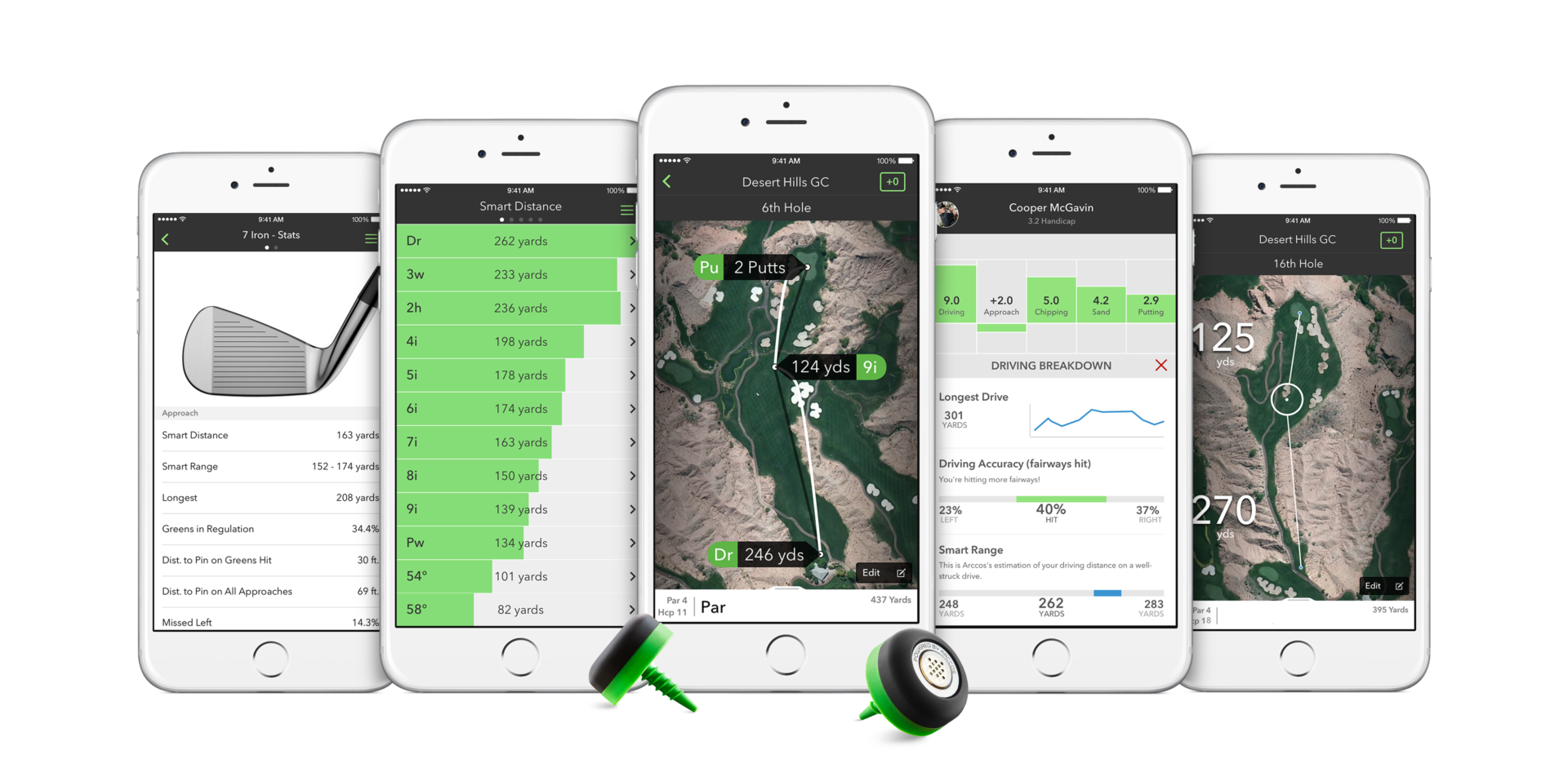 arccos golf gps stat tracking system