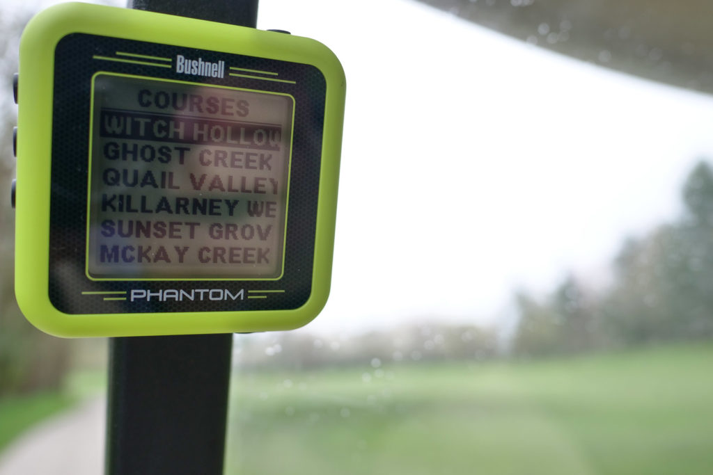 Bushnell Phantom Golf GPS Course List