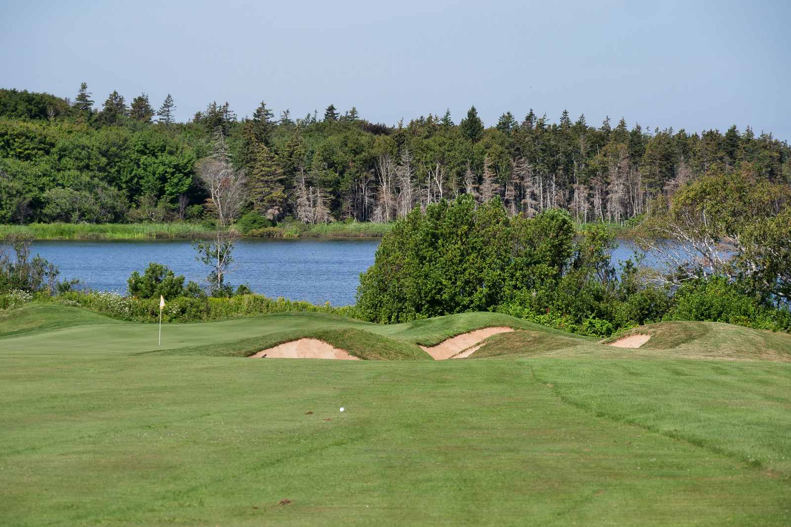 The approach on 13 at Green Gables