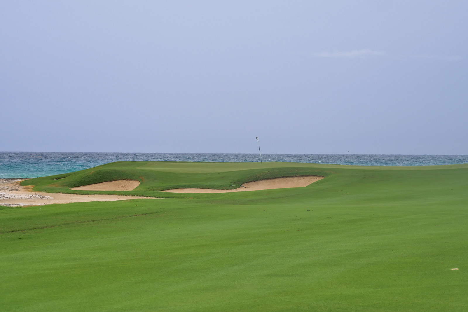 The approach on #12 at Punta Espada in Dominican Republic.