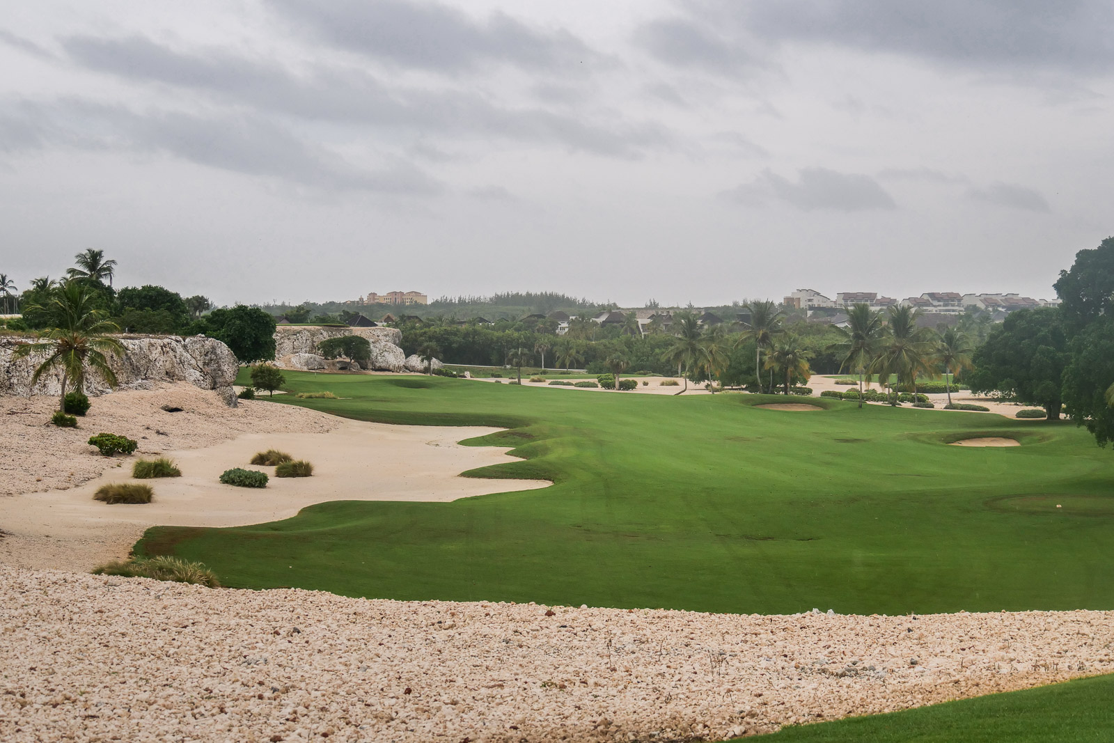The first hole at Punta Espada Golf Club at Capa Cana, Dominican Republic.