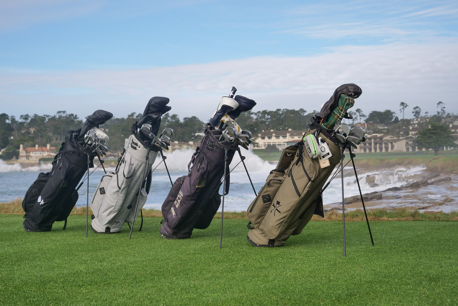 Leather Sunday Golf Bag Luxury Golf Bag