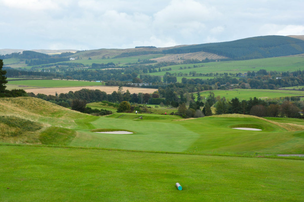 The 2nd hole on the Kings Course at Gleneagles