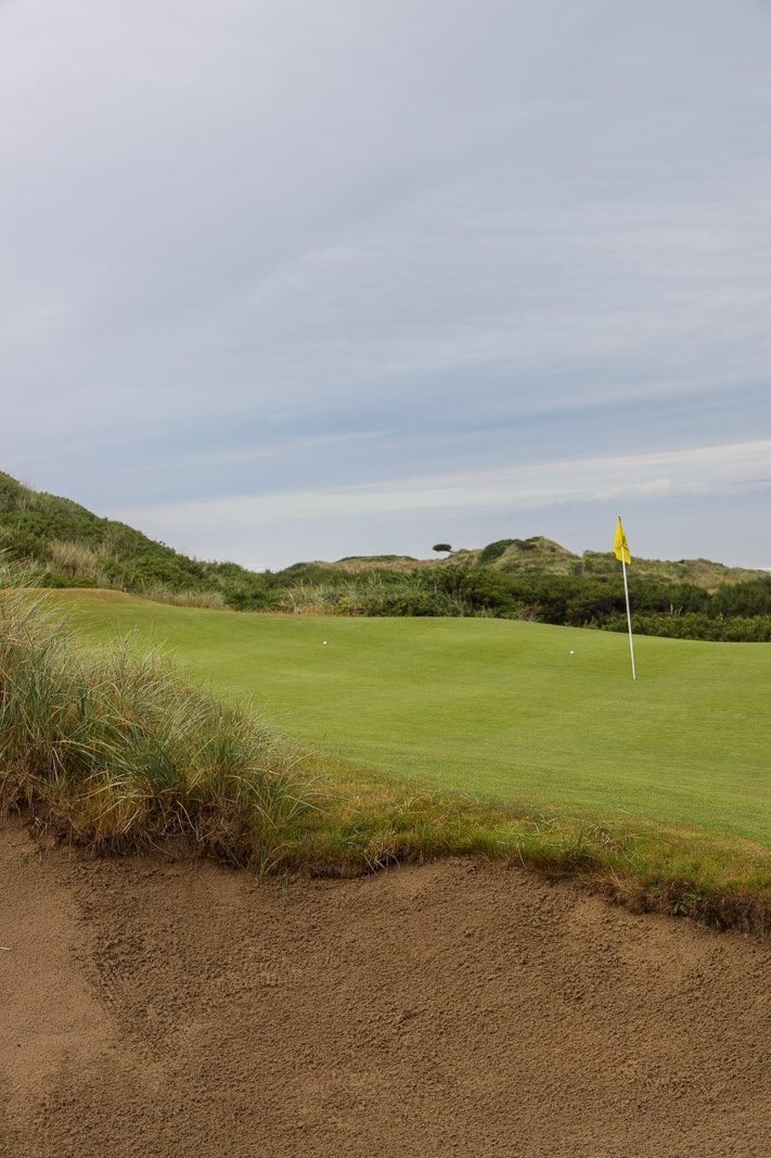 5th green at Pacific Dunes.