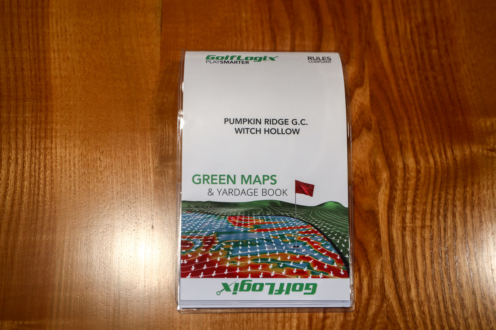 GolfLogix Green and Yardage Book.