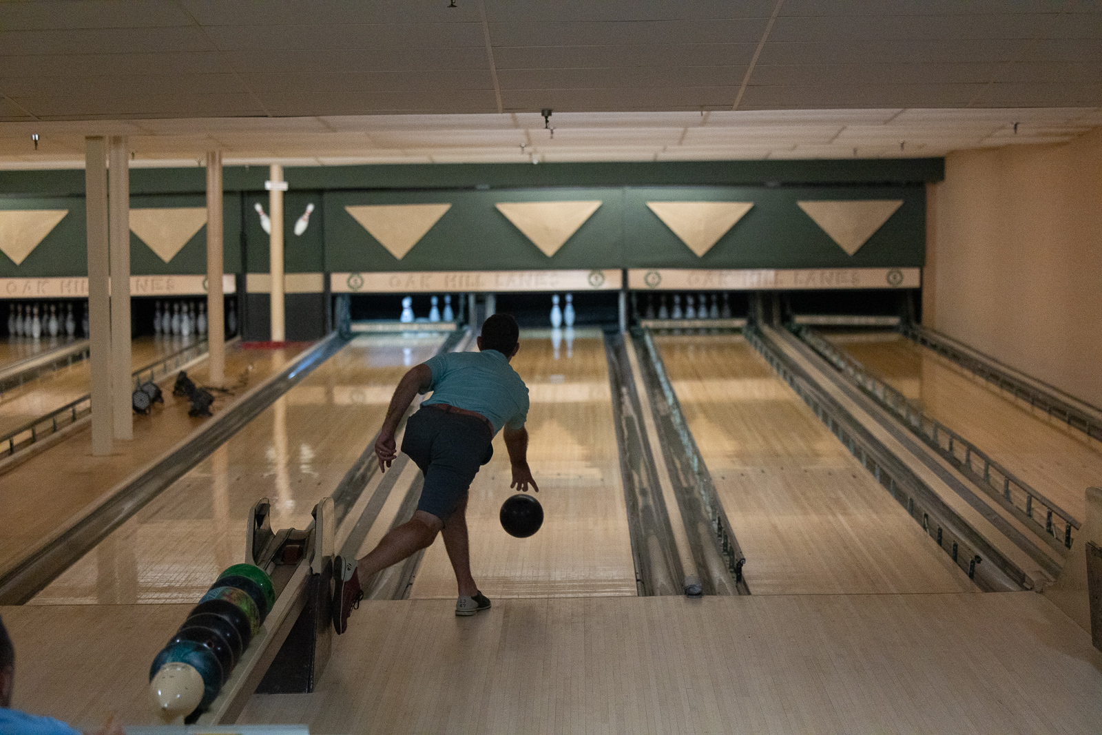 The bowling alley at Oak Hill