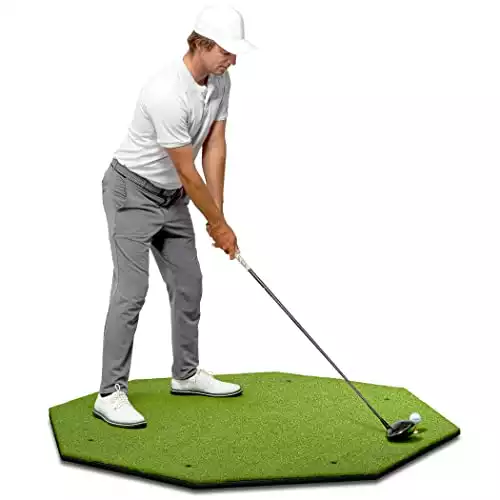 GoSports Golf Hitting Mat - Elite 5' x 5' Size