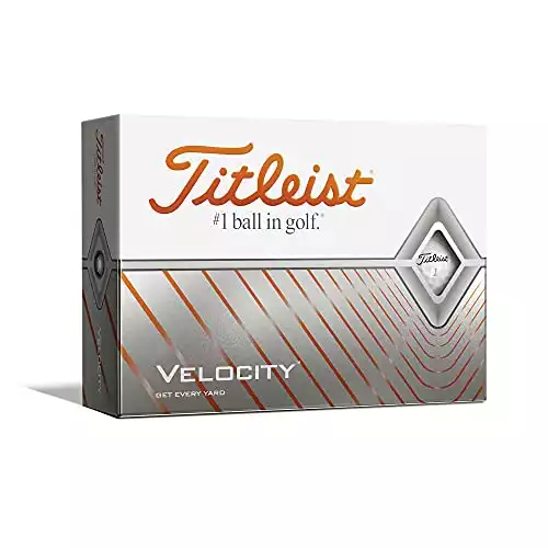 Titleist Velocity Golf Balls, White
