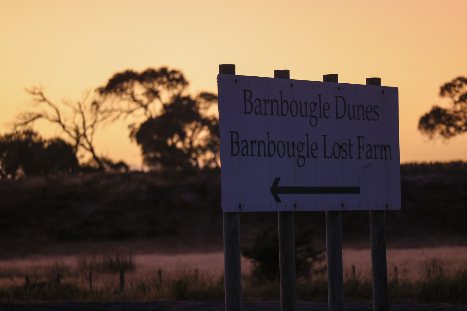 Barnbougle Dunes Sign