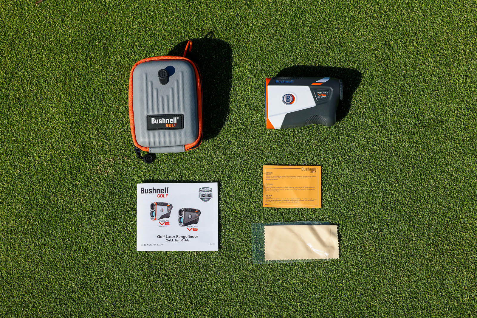 Bushnell Tour V6 Shift - What's in the box