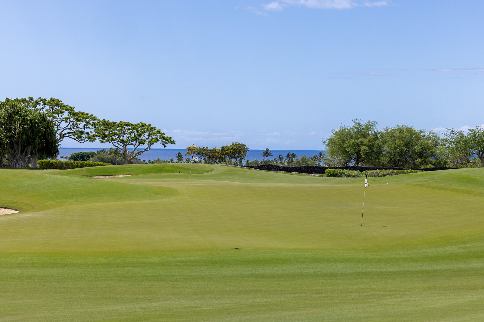 Hualalai Golf Course Hole 4 and 8 Double Green