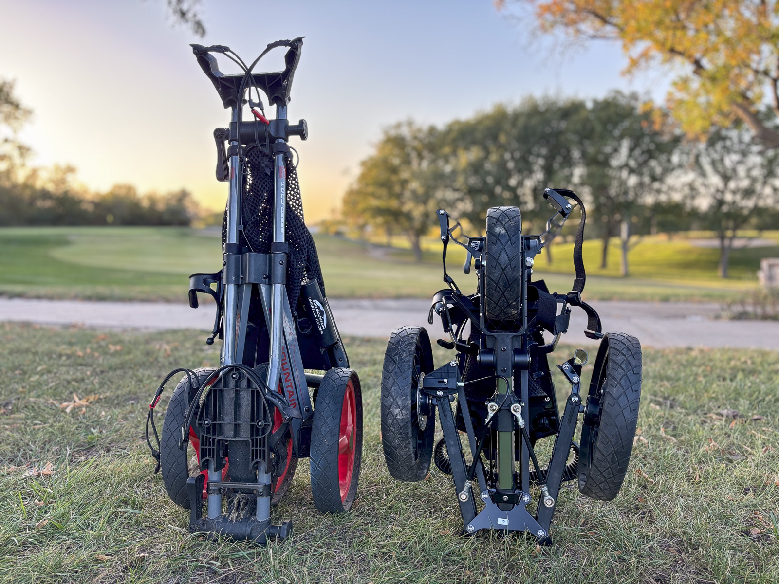 Sun Mountain Ridgeline 3 vs Speed Cart