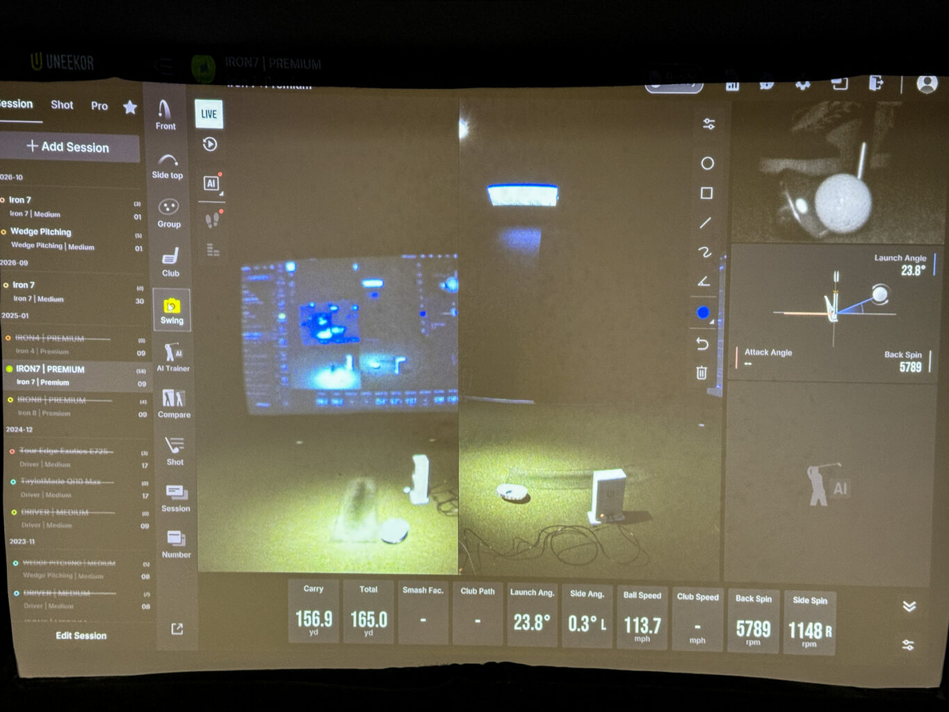Uneekor Swing Optix Cameras