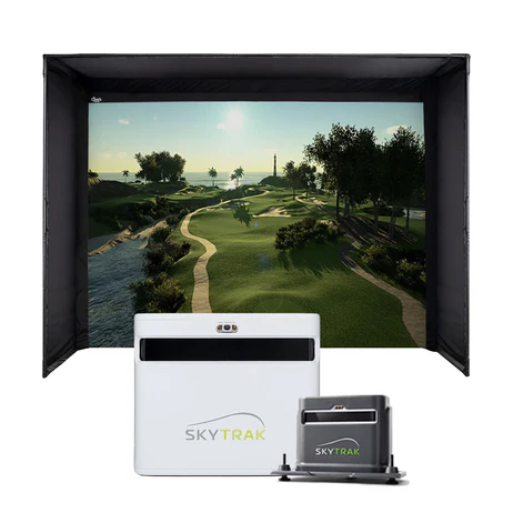 SkyTrak+ with Carl's Place Pro Enclosure and Fiberbuilt Mat