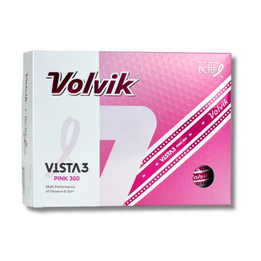 Volvik Vista3 Pink 360 Golf Balls