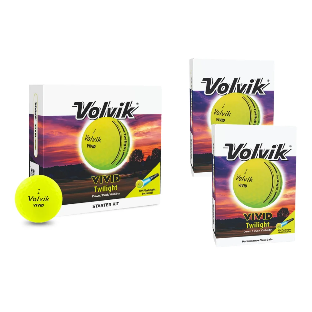Vivid Twilight Glow Golf Ball Bundle