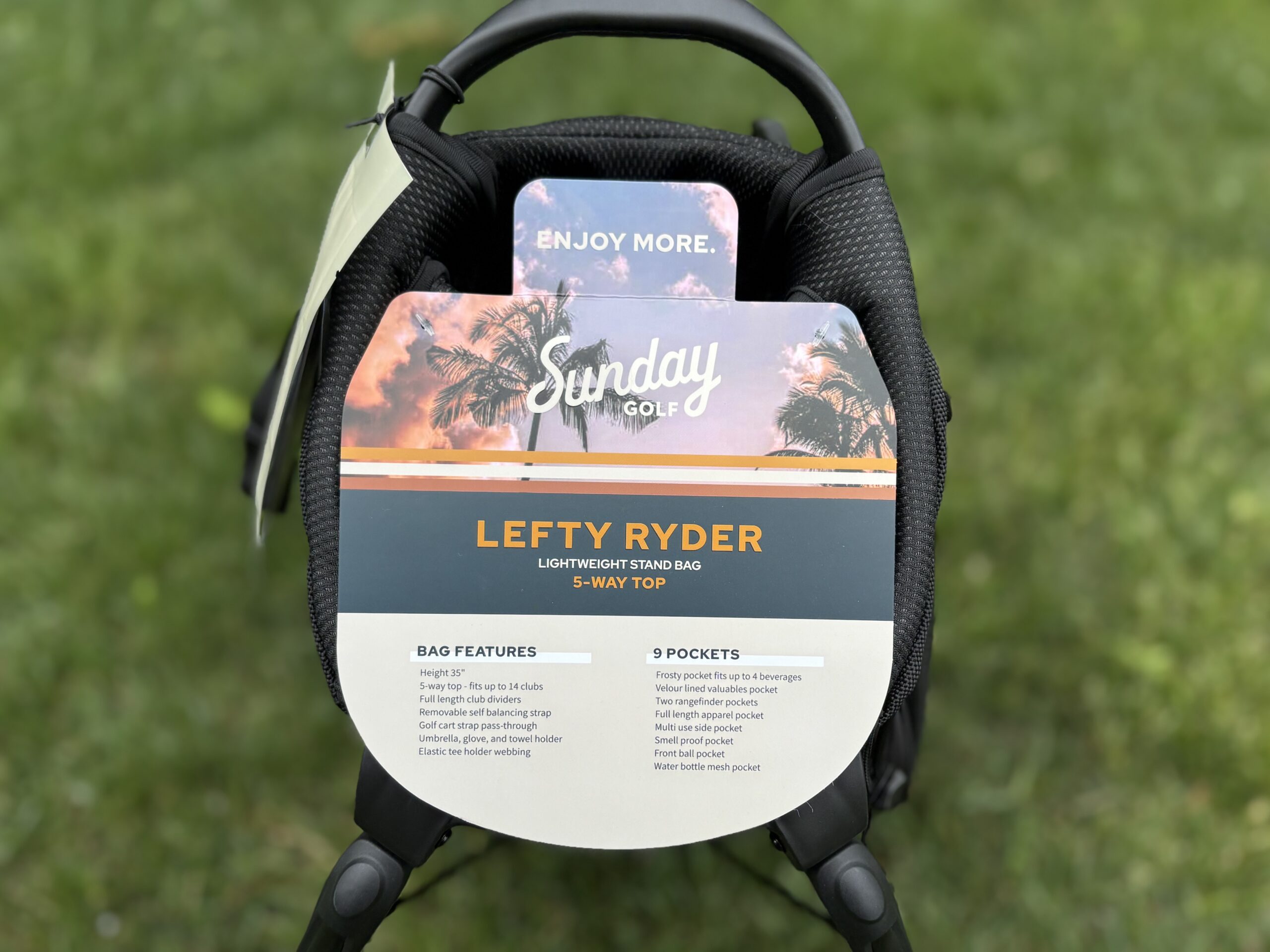 Sunday Golf Ryder Lefty Golf Bag