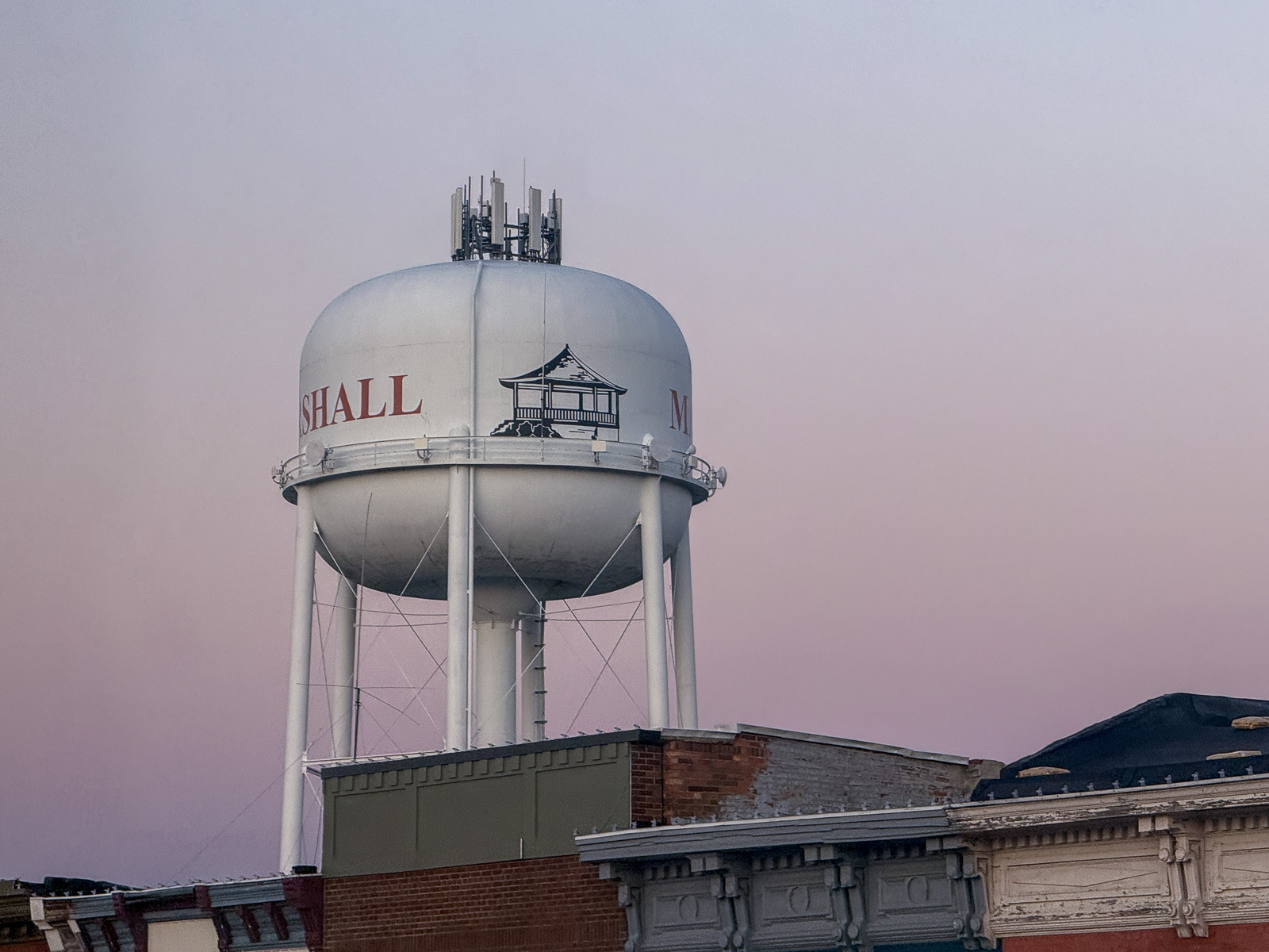 Marshall, Illinois Water Tower