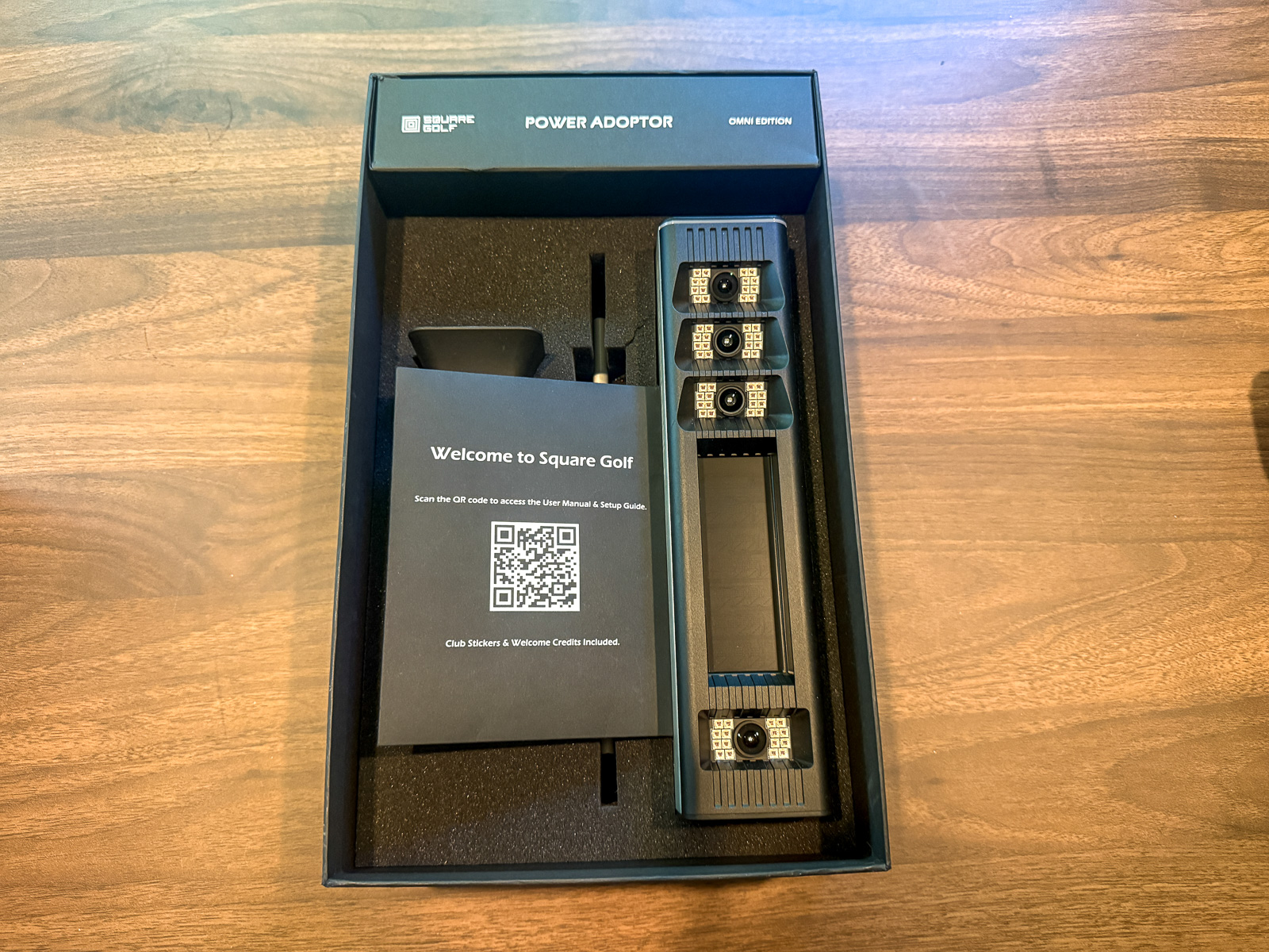 Opening the Square Omni box.