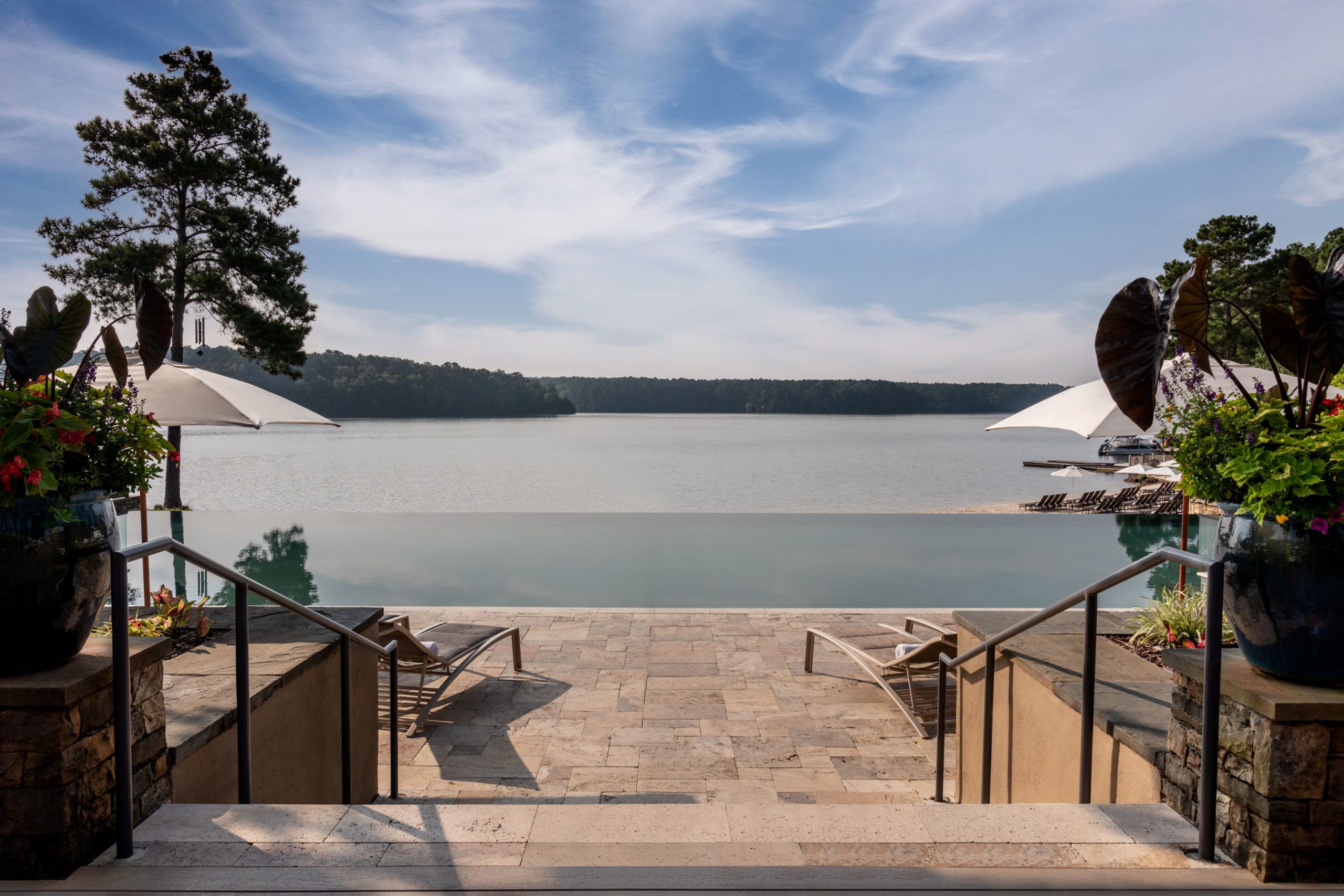 The pool at the Ritz-Carlton Lake Oconee.
