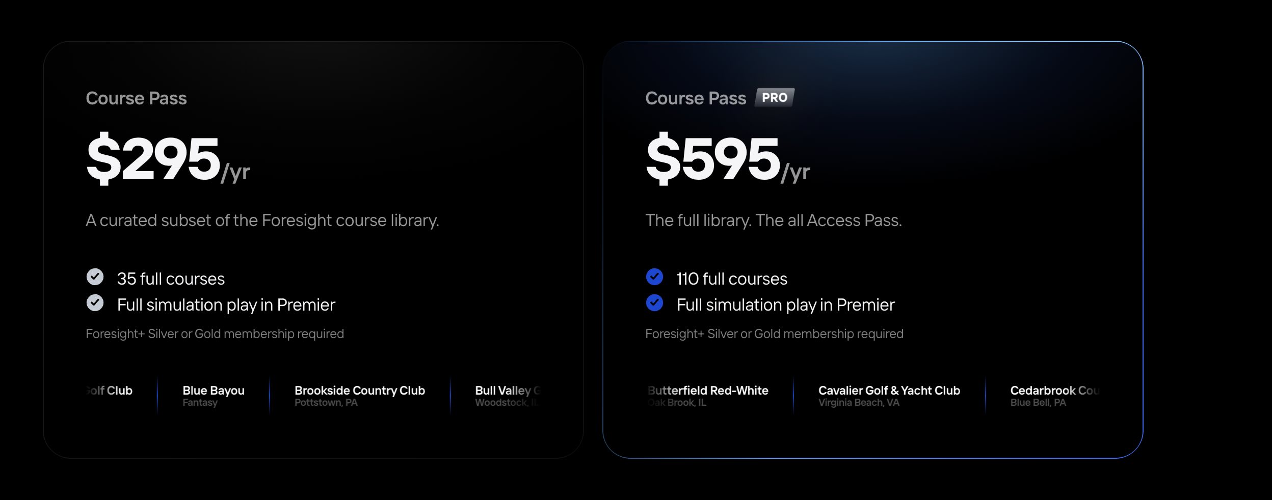 Foresight Course Pass